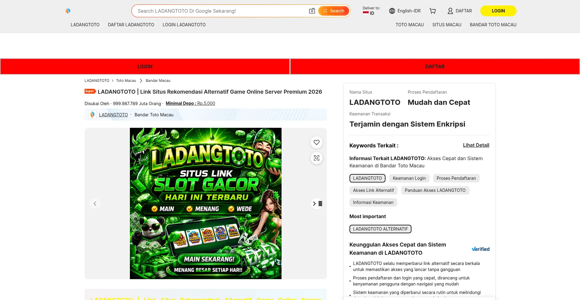 Ladangtoto.live