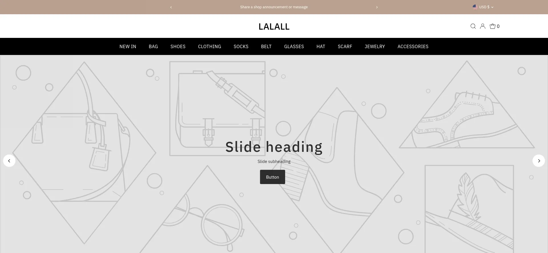 Website screenshot of Lalall.com