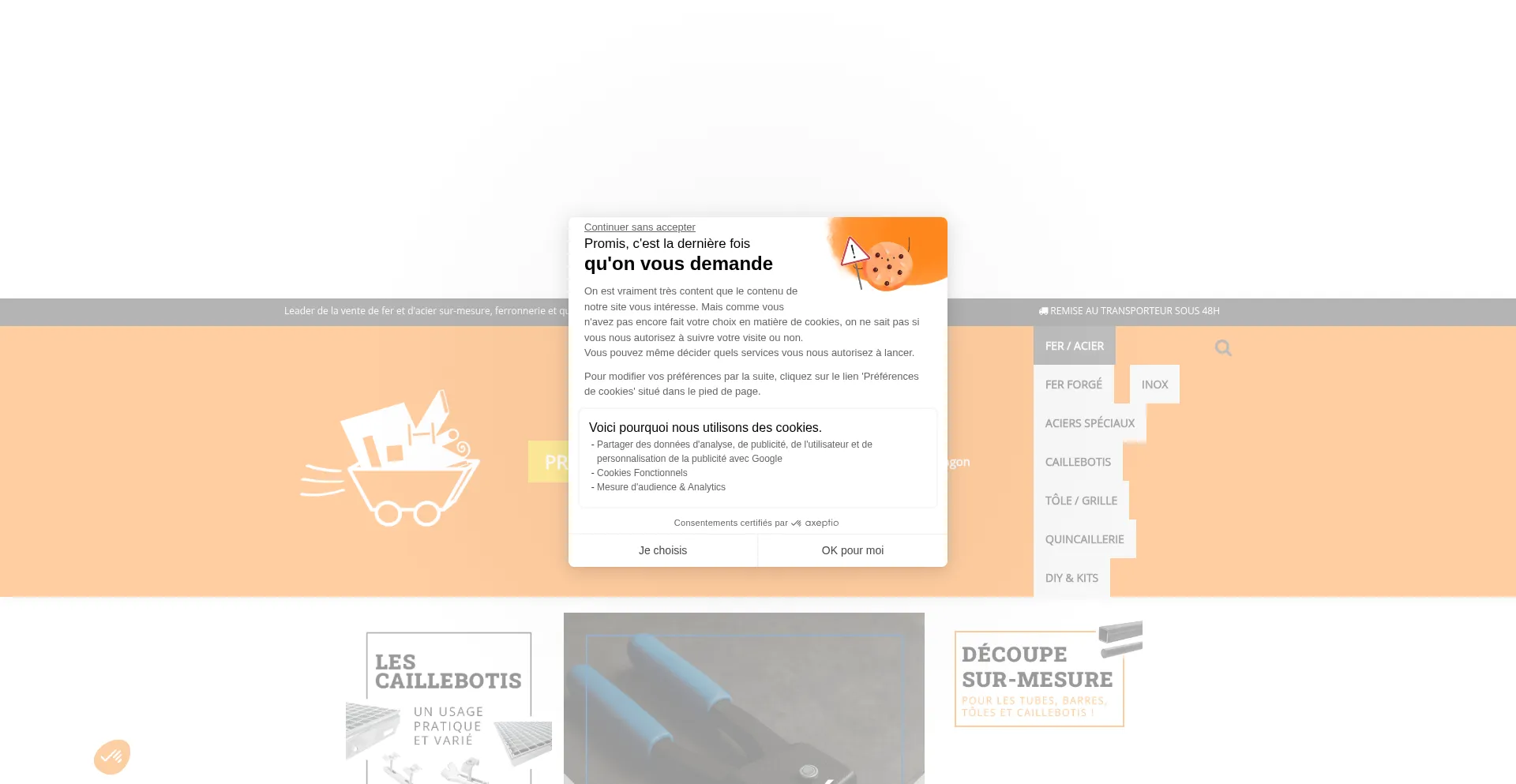 Laminedefer.fr Screenshot
