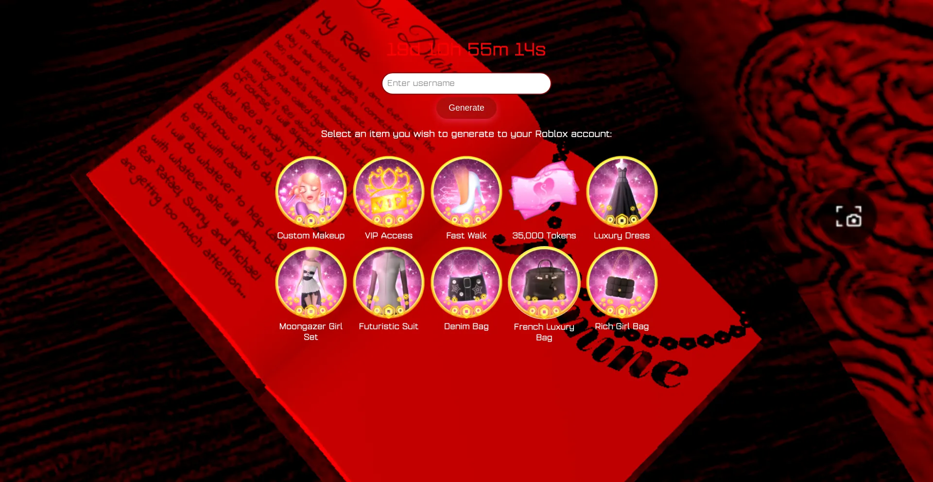 Website screenshot of Lanassecrets.com