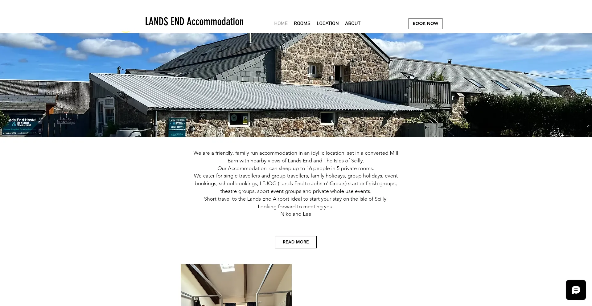 Landsendholidays.co.uk Screenshot