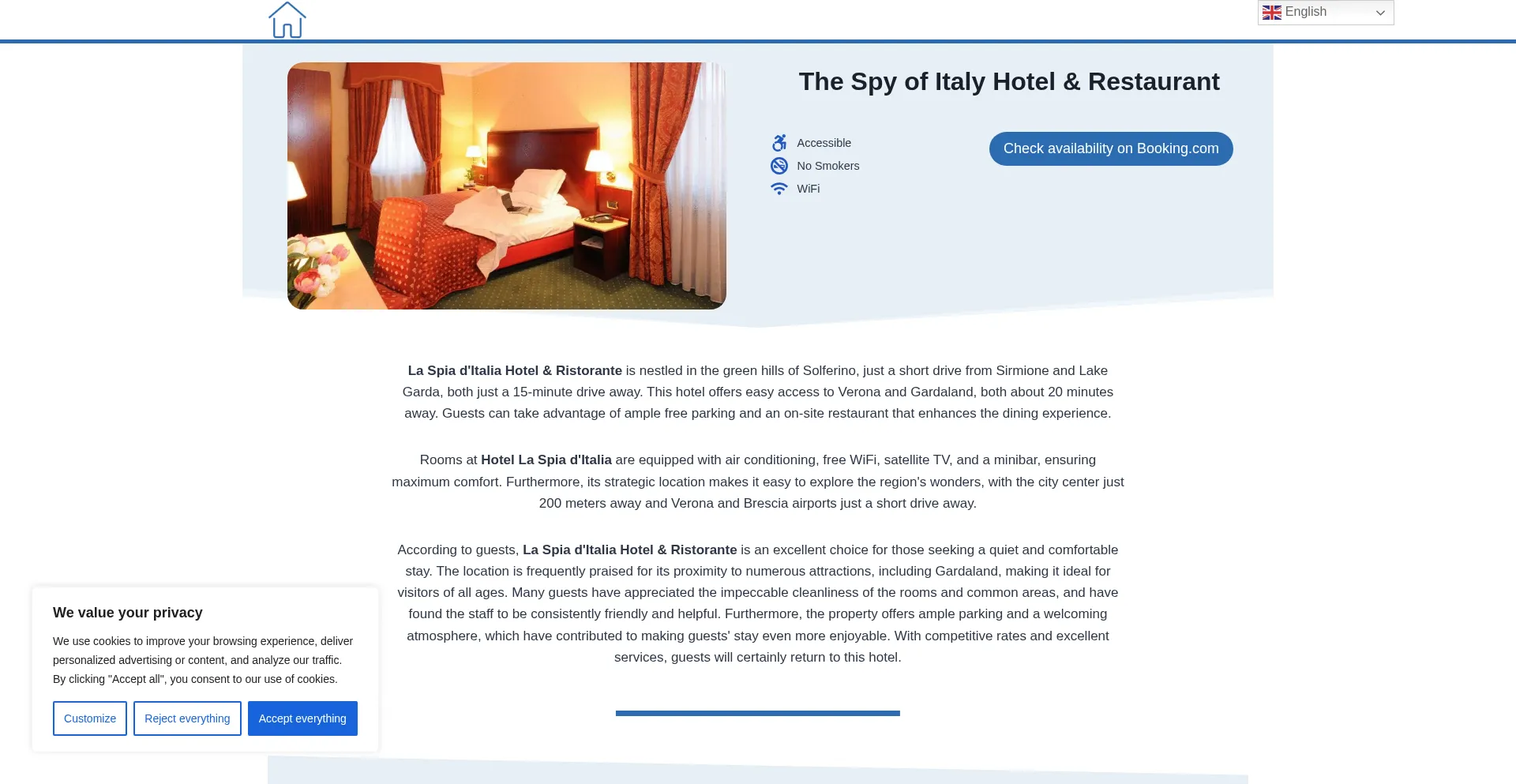 ¿És Seguro y Confiable Laspiaditaliahotelandristorante.top?