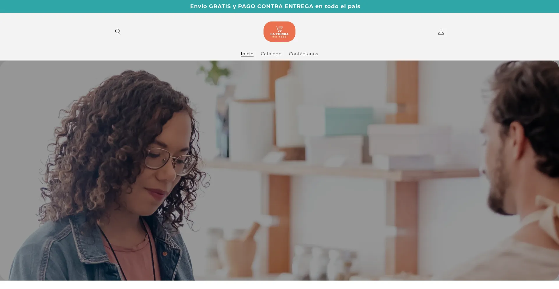 Website screenshot of Latiendadeltodo.com.co