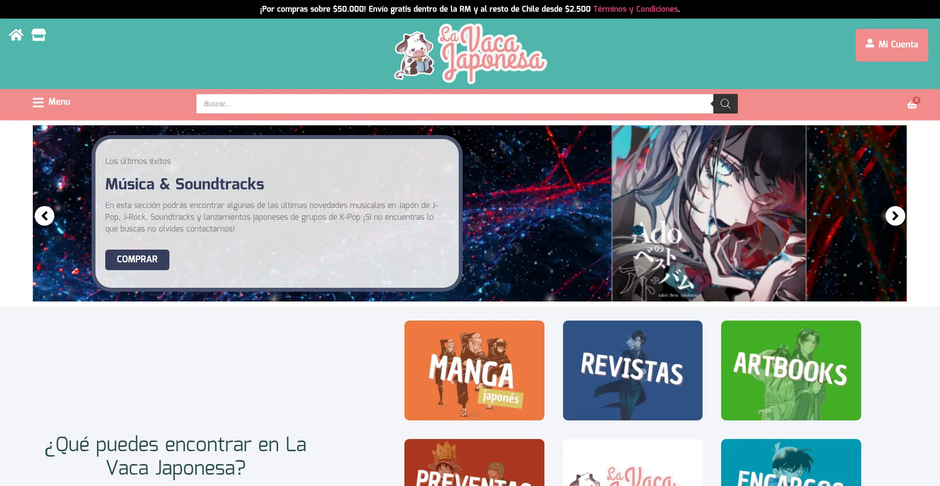 Website screenshot of Lavacajaponesa.com