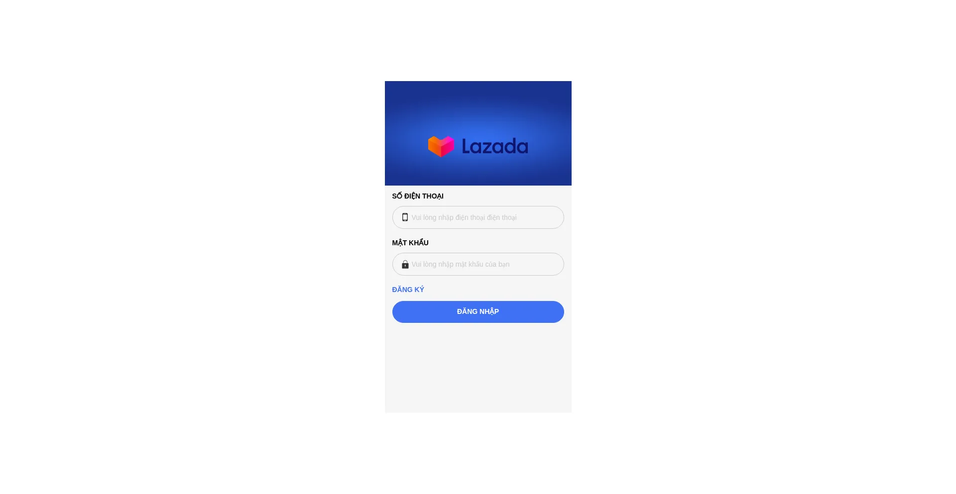 Website screenshot of Lazadatmdt.com