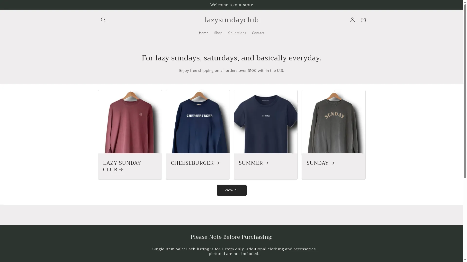 Lazysundayclubco.com