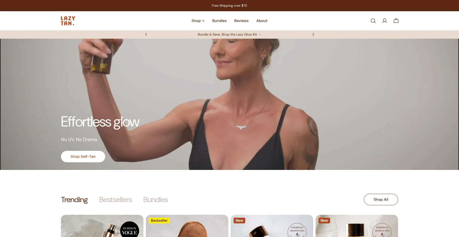 Lazytan.com