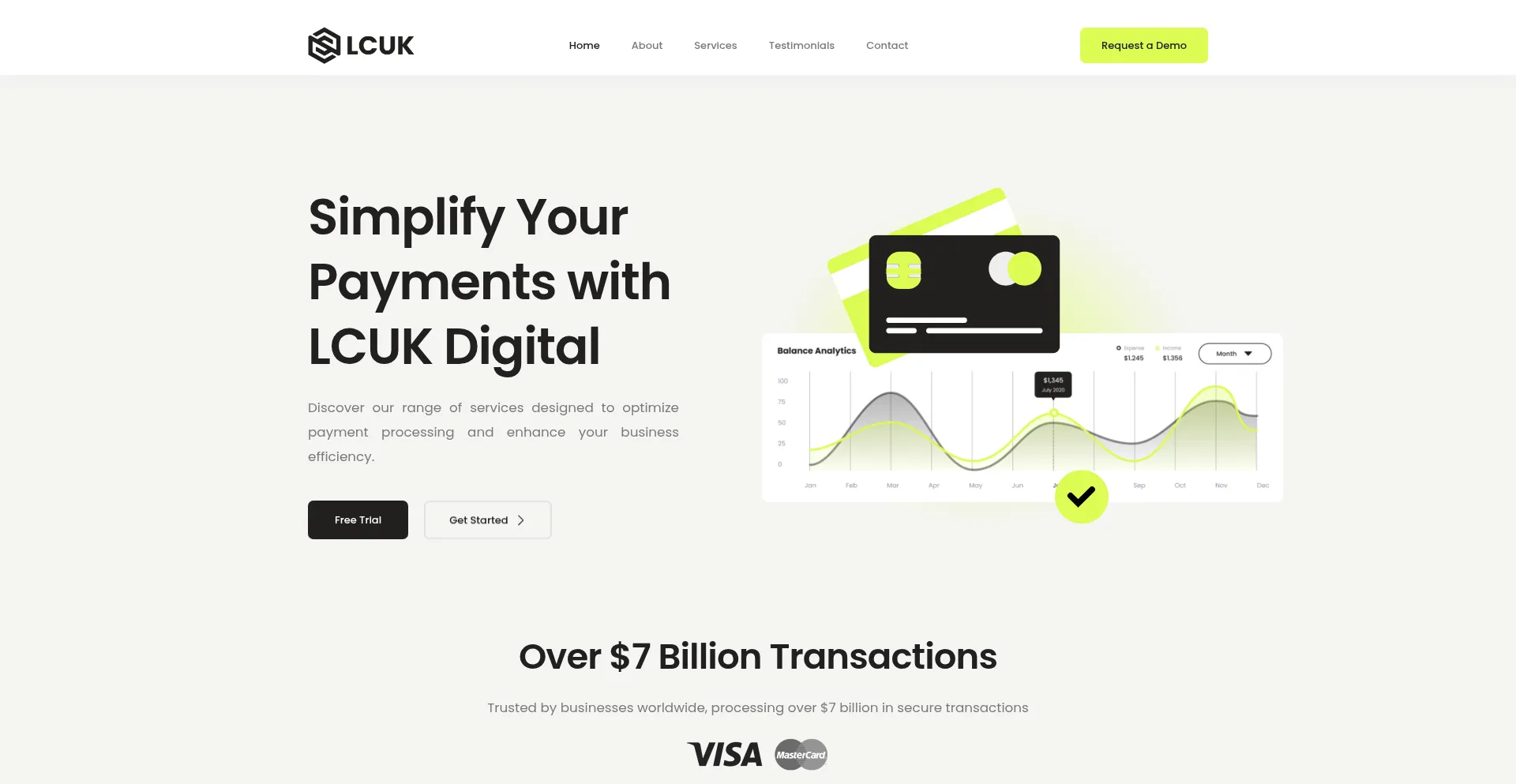 Website screenshot of Lcuk.exchange