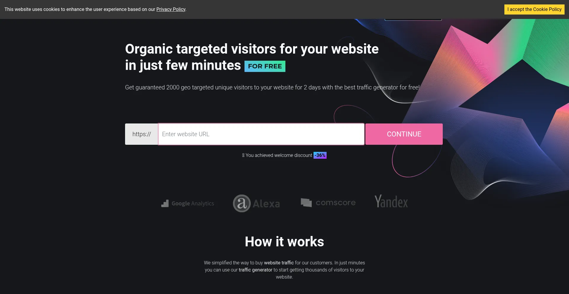 Website screenshot of Leadsgo.io