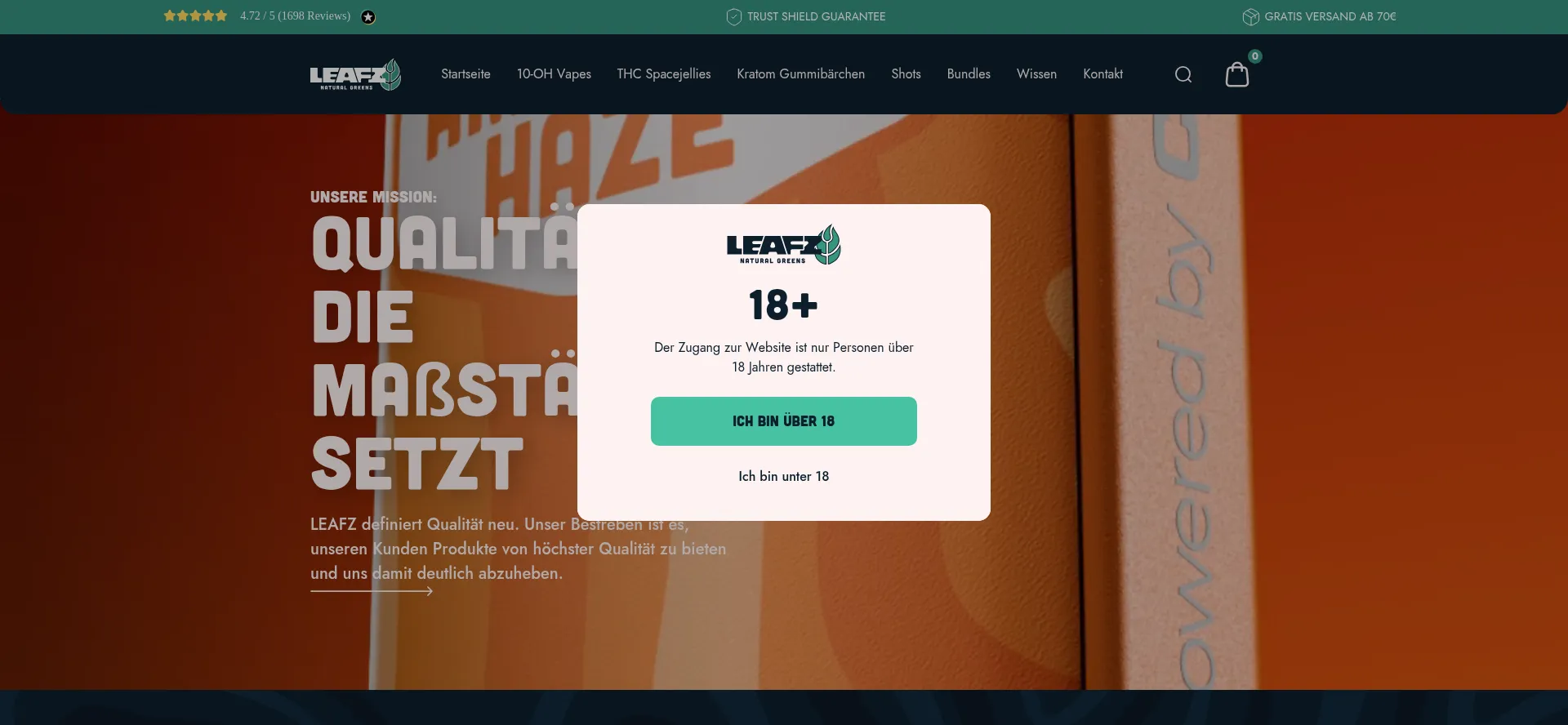 ¿És Seguro y Confiable Leafz.de?