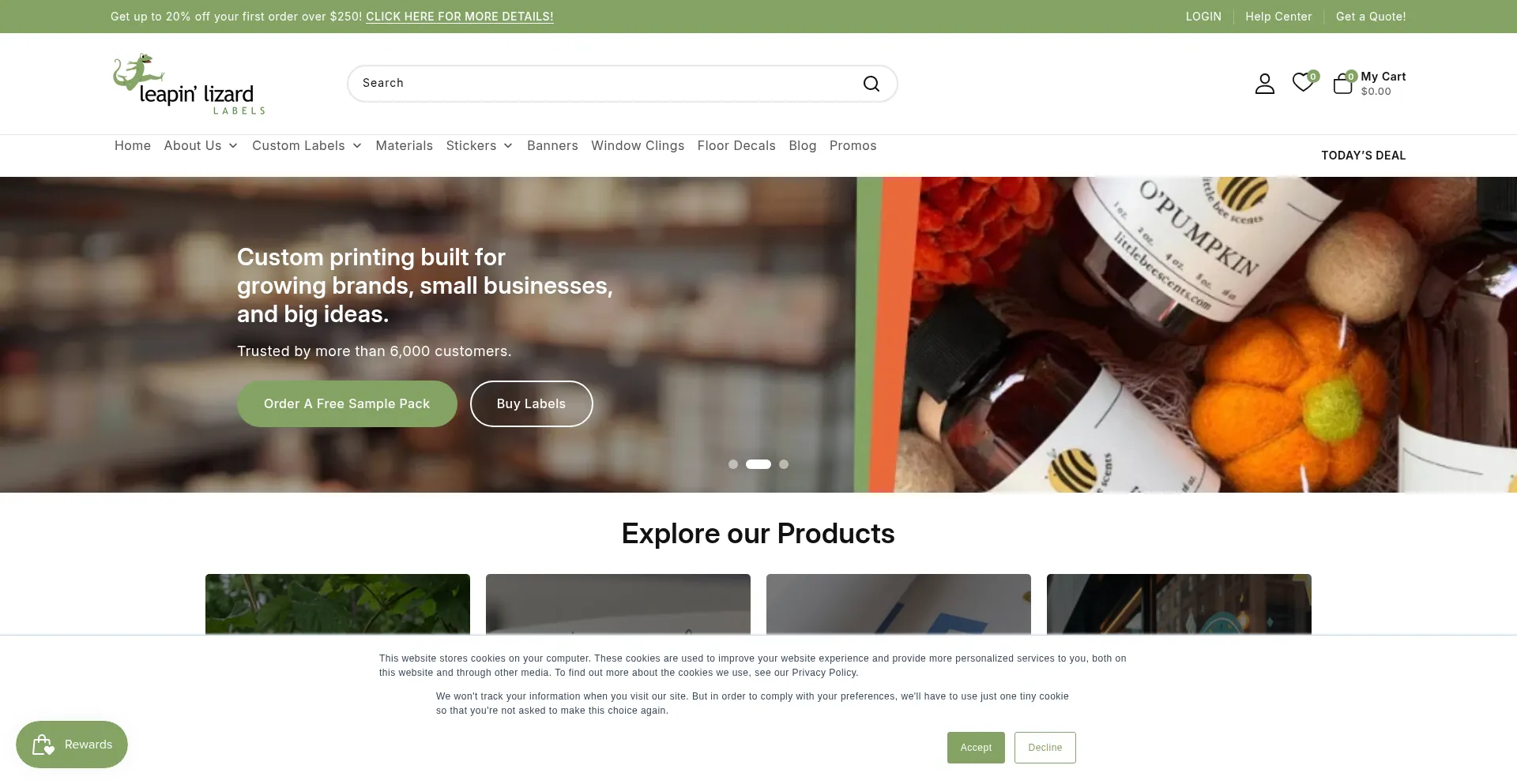Leapinlizardlabels.com