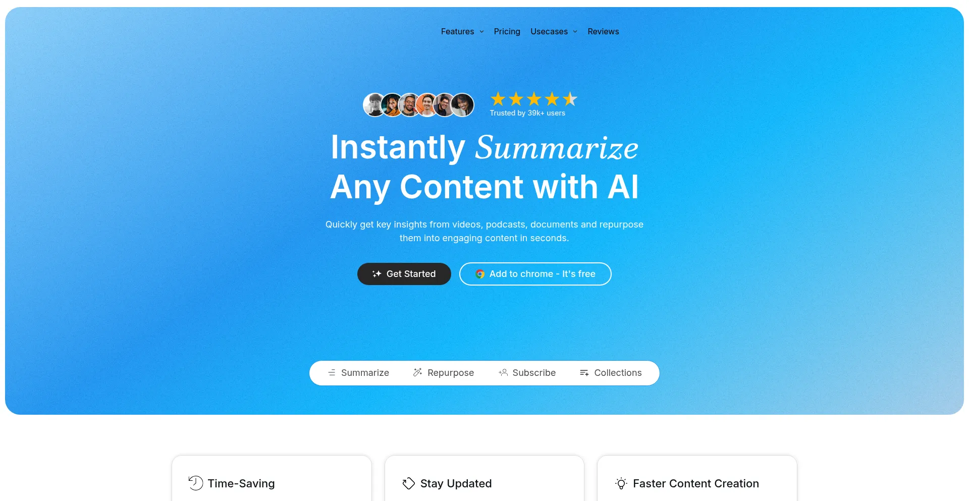 Website screenshot of Learningacceleratorai.com