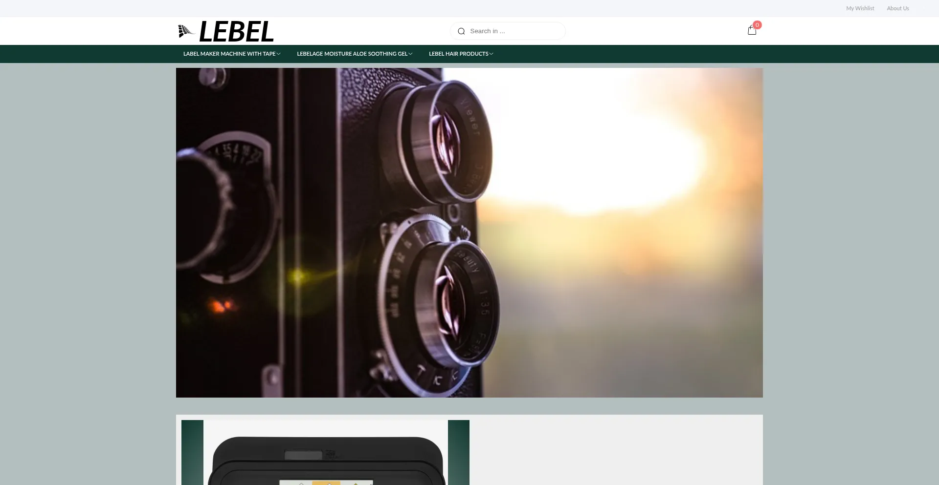 Website screenshot of Lebelonline.shop