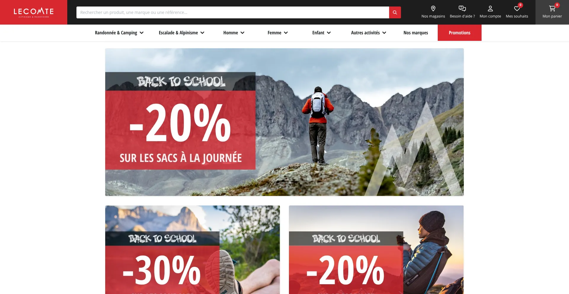 Lecomte-alpirando.be Screenshot