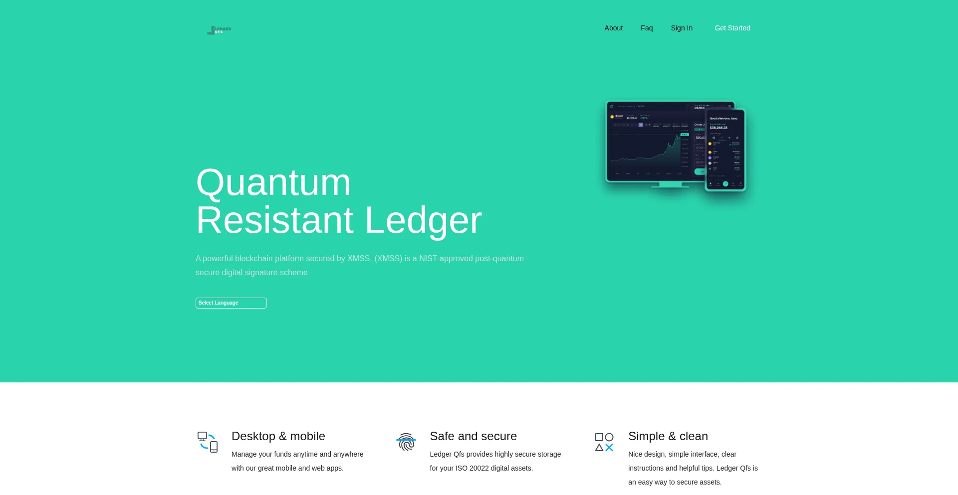 Ledgerqfss.net Screenshot