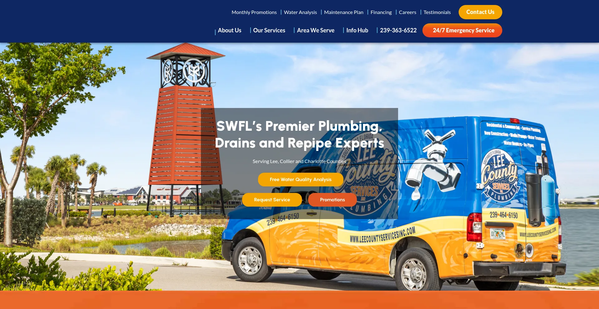 ¿És Seguro y Confiable Leecountyplumbingandwellservice.com?