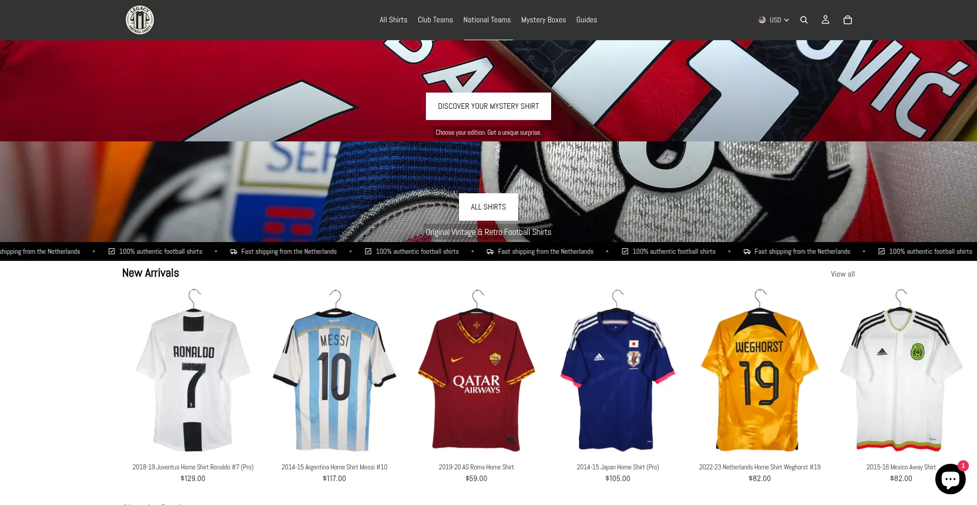 Legacyfootballshirts.com