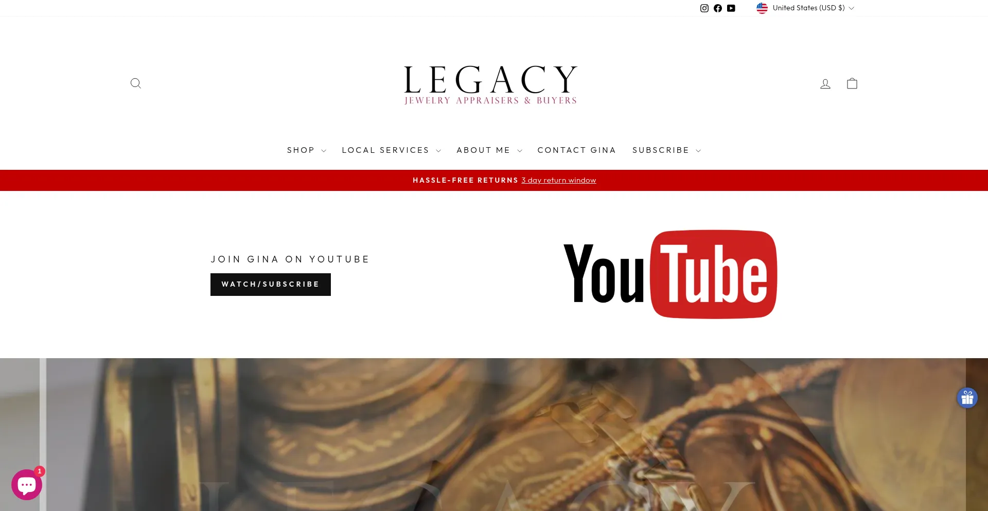 Legacyjewelryoc.com Screenshot