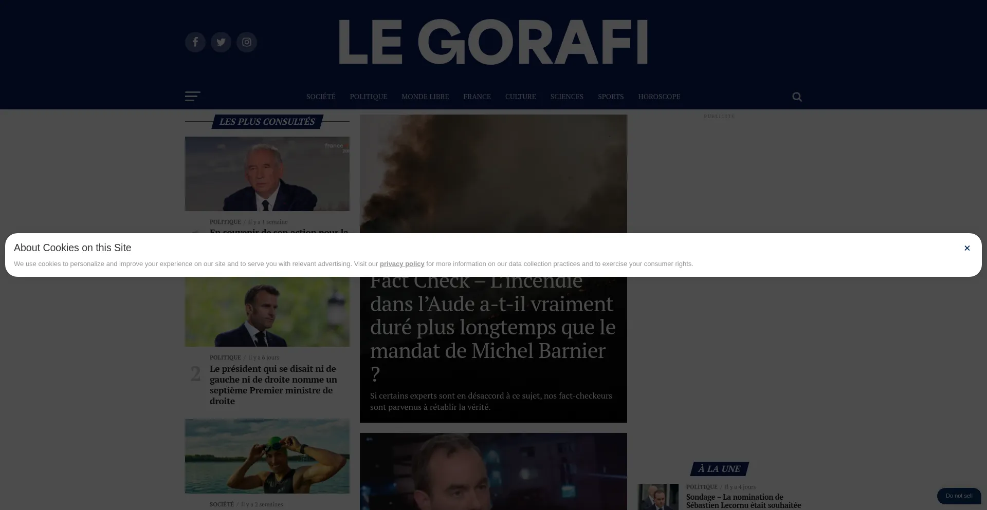 ¿És Seguro y Confiable Legorafi.fr?