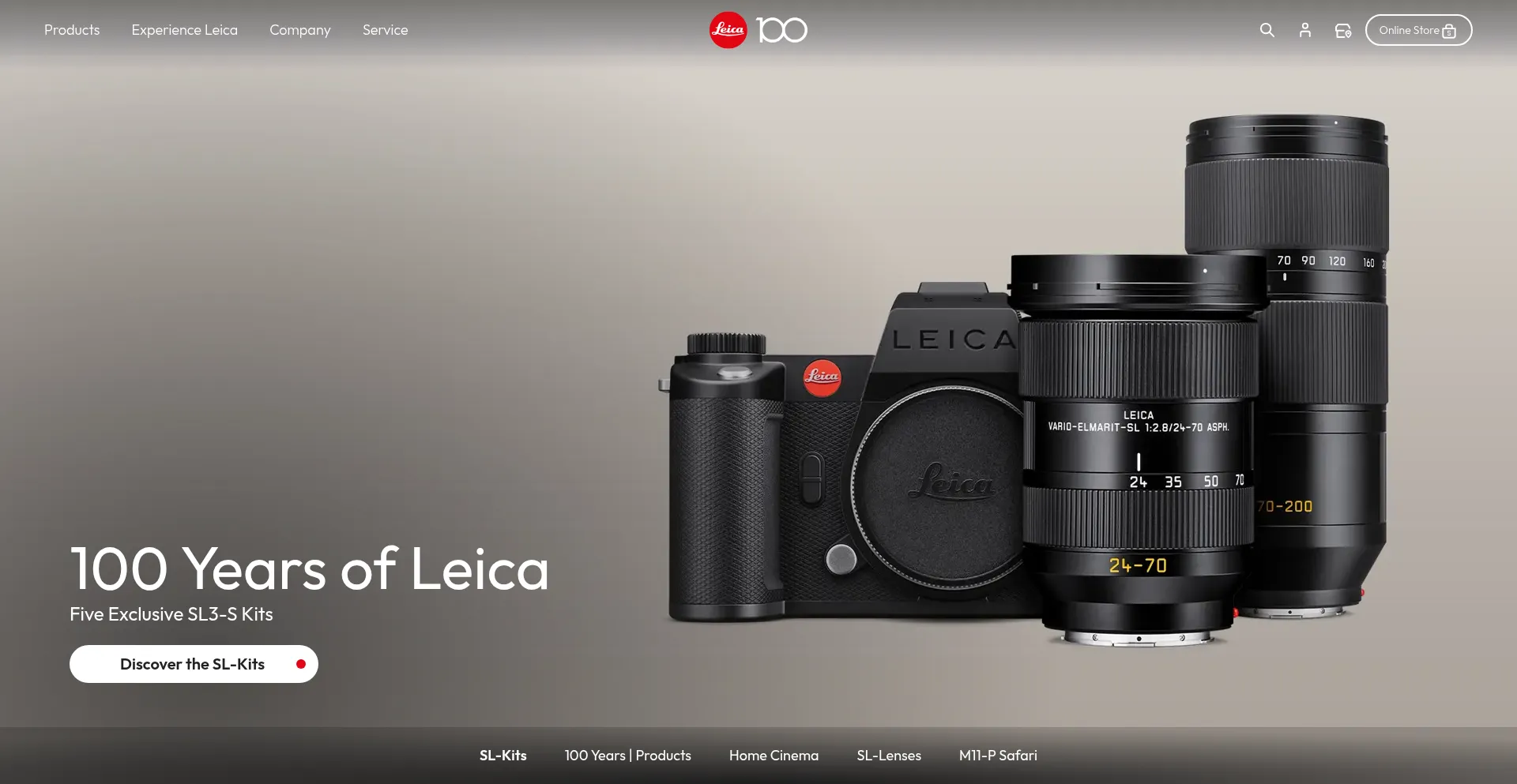 Leica-camera.com Screenshot