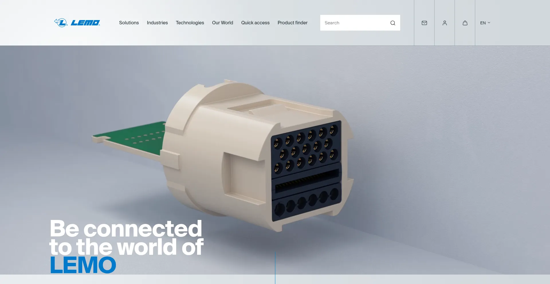 Website screenshot of Lemo.tv