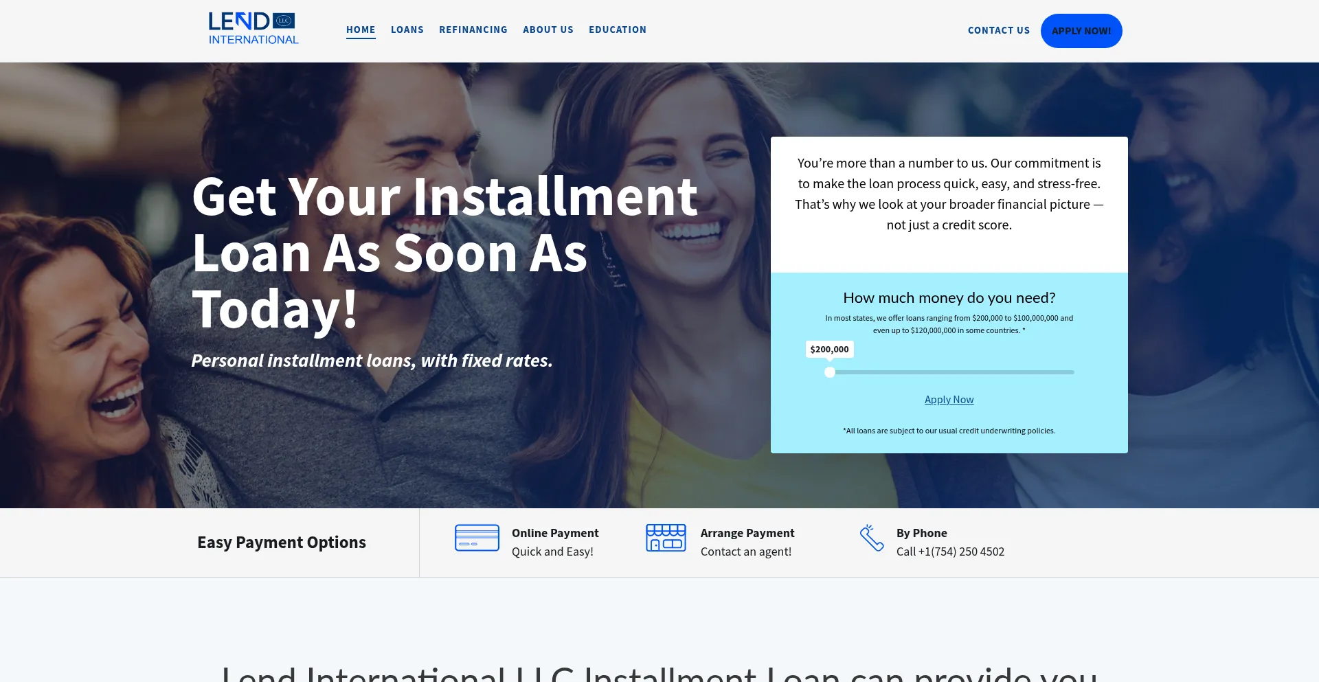 ¿És Seguro y Confiable Lendinternationalllc.com?
