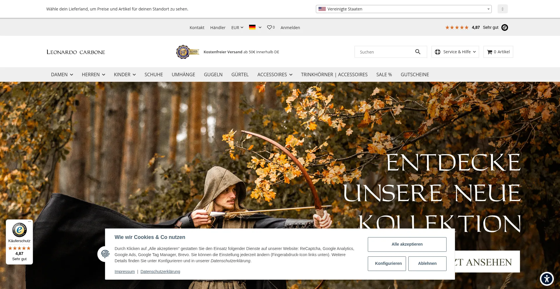 Website screenshot of Leonardo-carbone.com