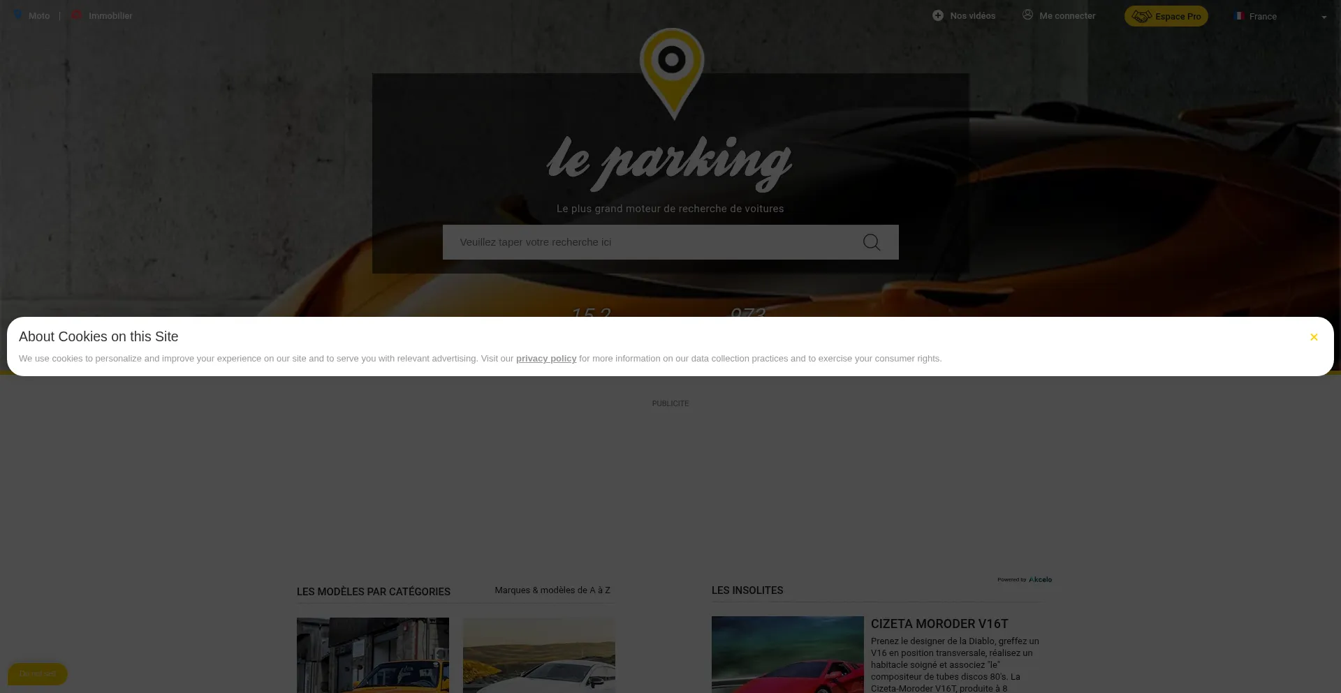 Leparking.fr Screenshot