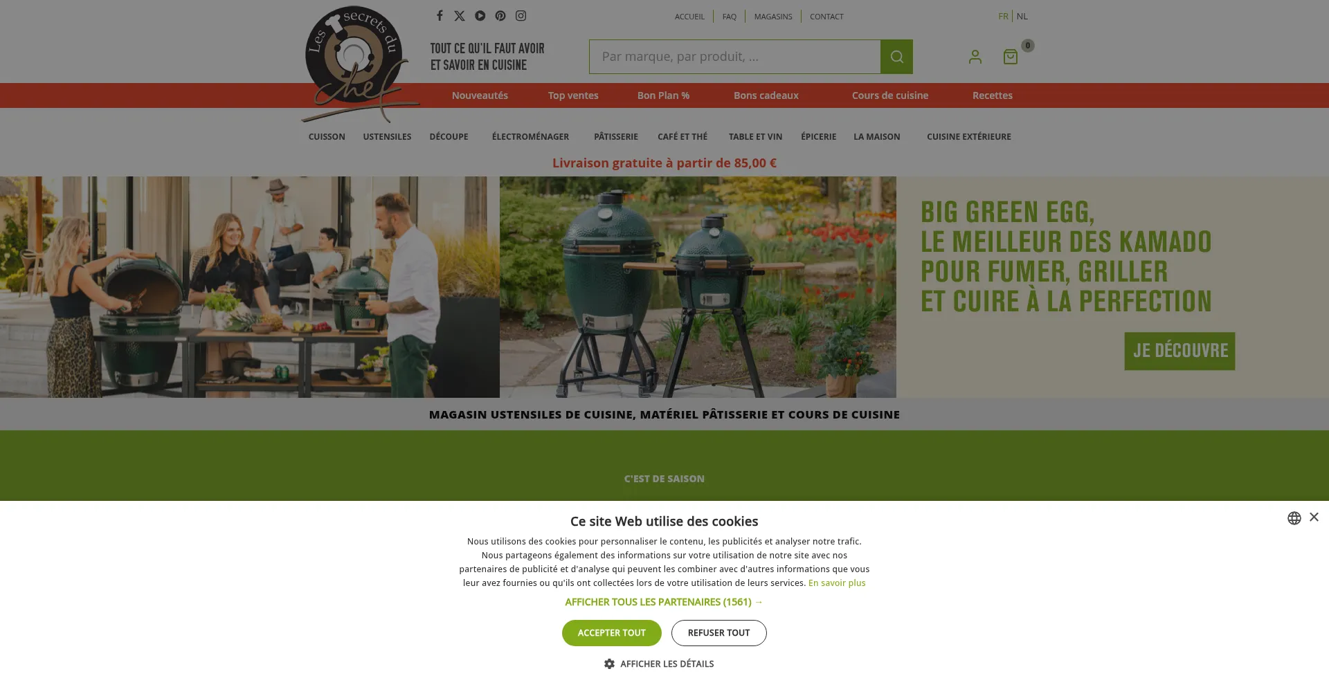 ¿És Seguro y Confiable Lessecretsduchef.be?