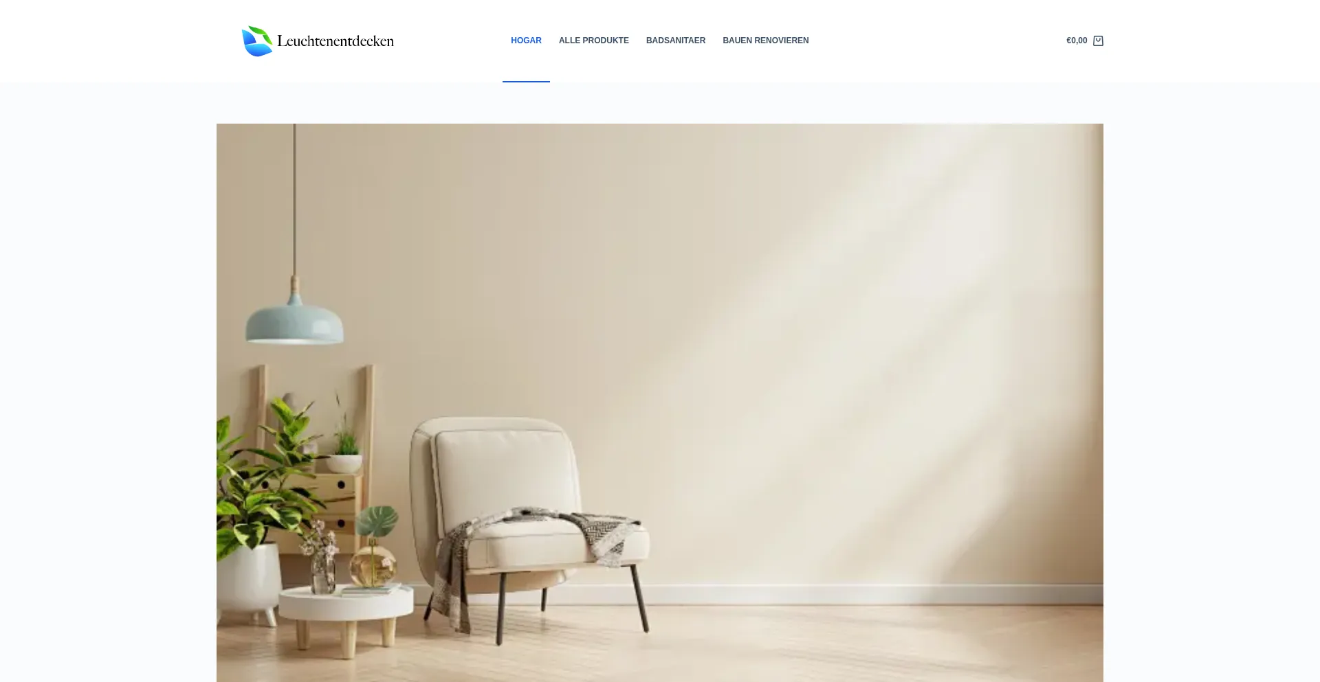 Website screenshot of Leuchtenentdecken.com