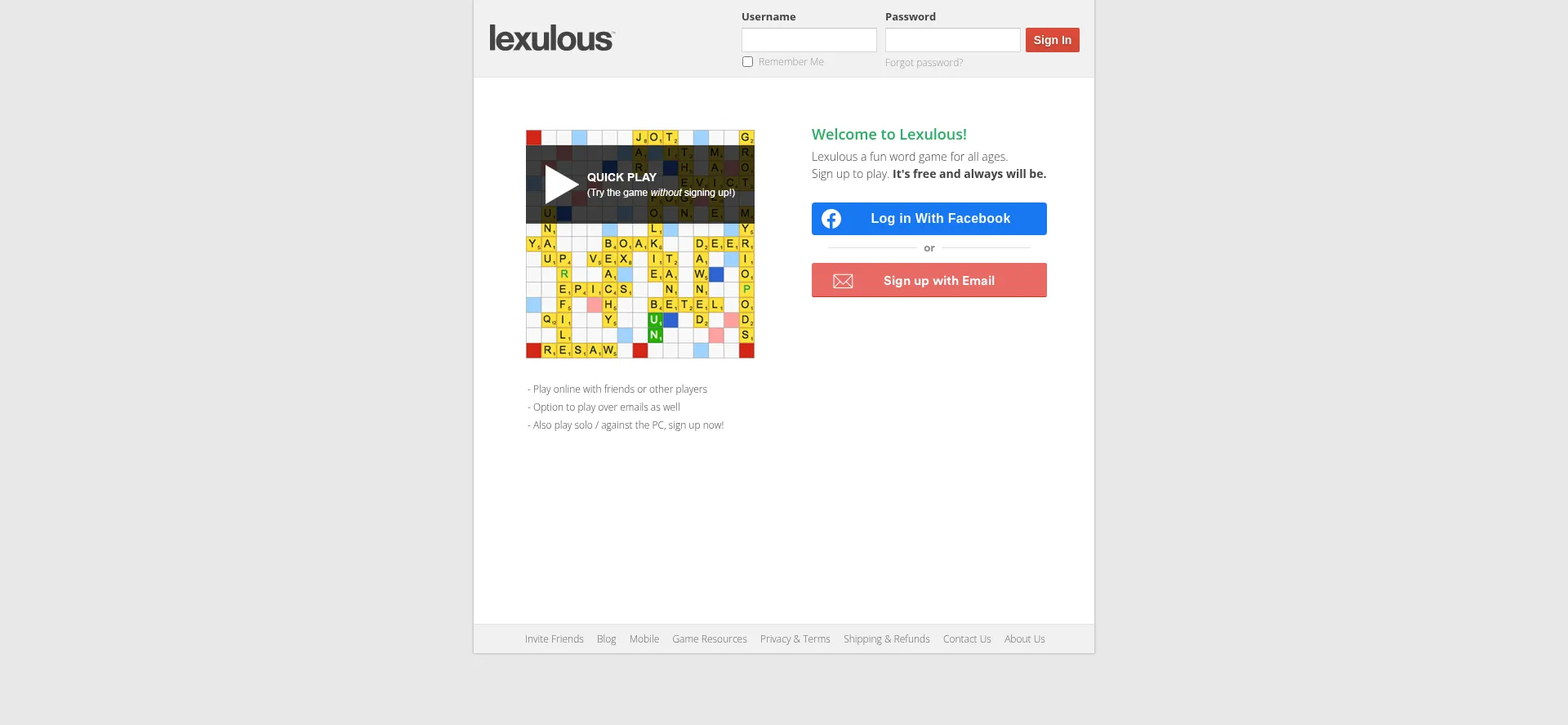 Lexulous.com