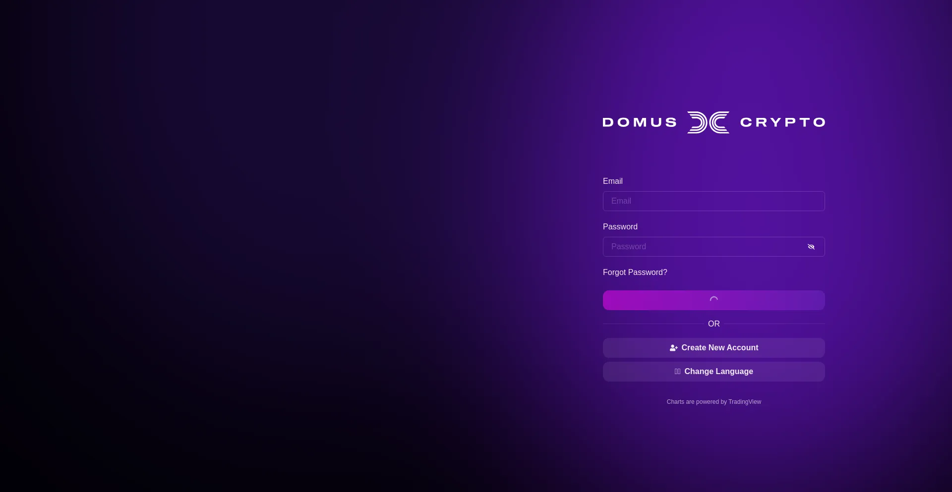 Website screenshot of Lia.domuscrypto.com