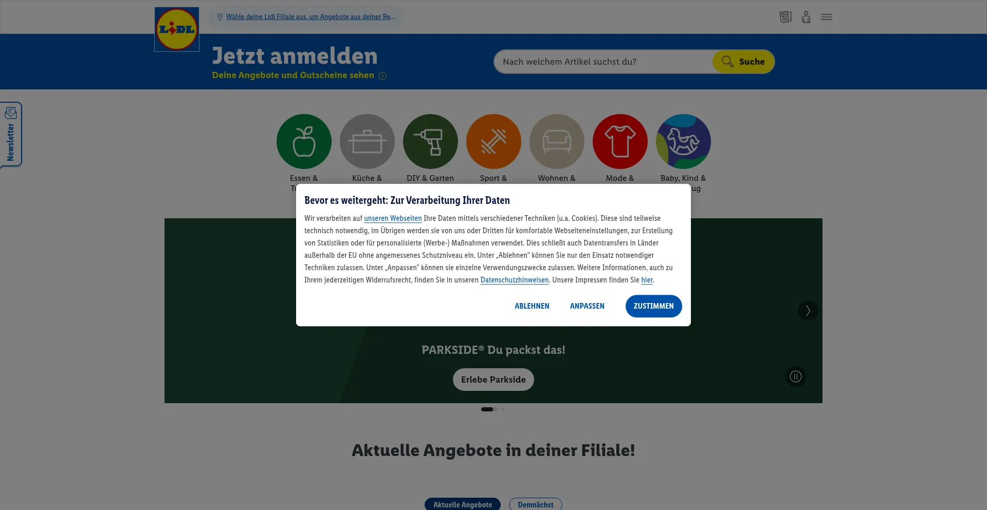 ¿És Seguro y Confiable Lidl.at?