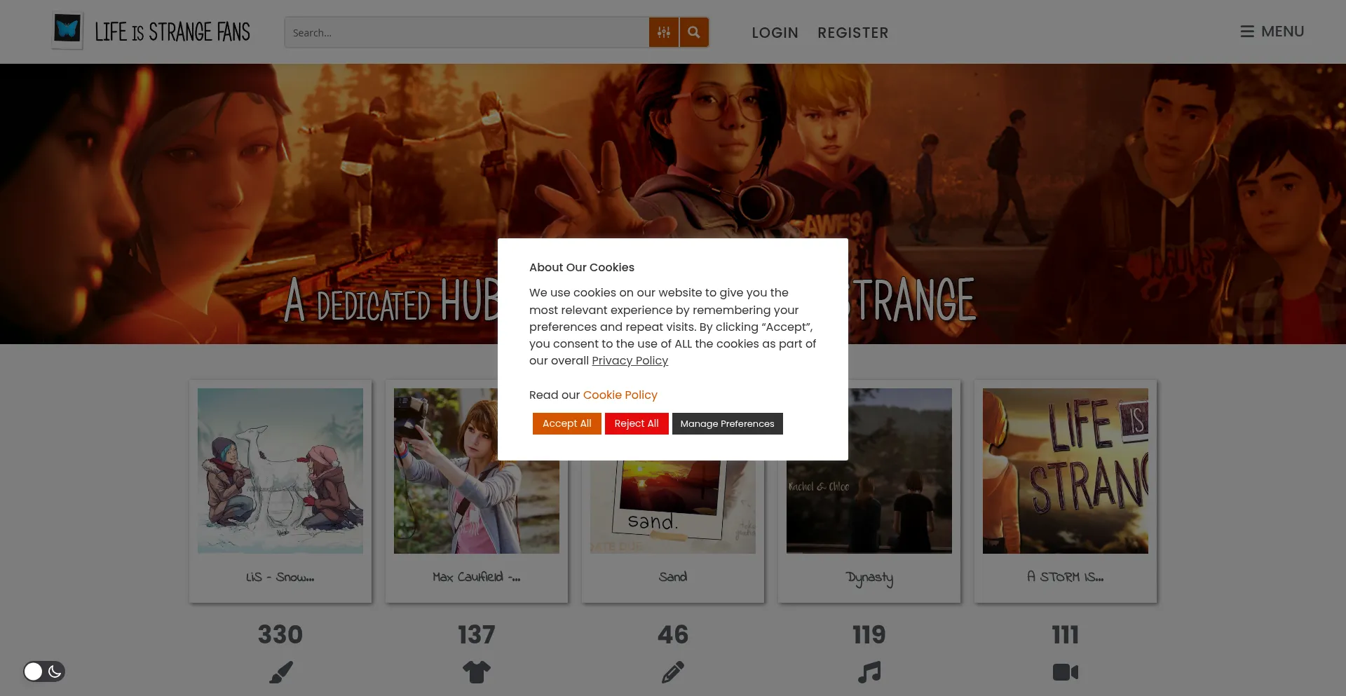 Lifeisstrangefans.com