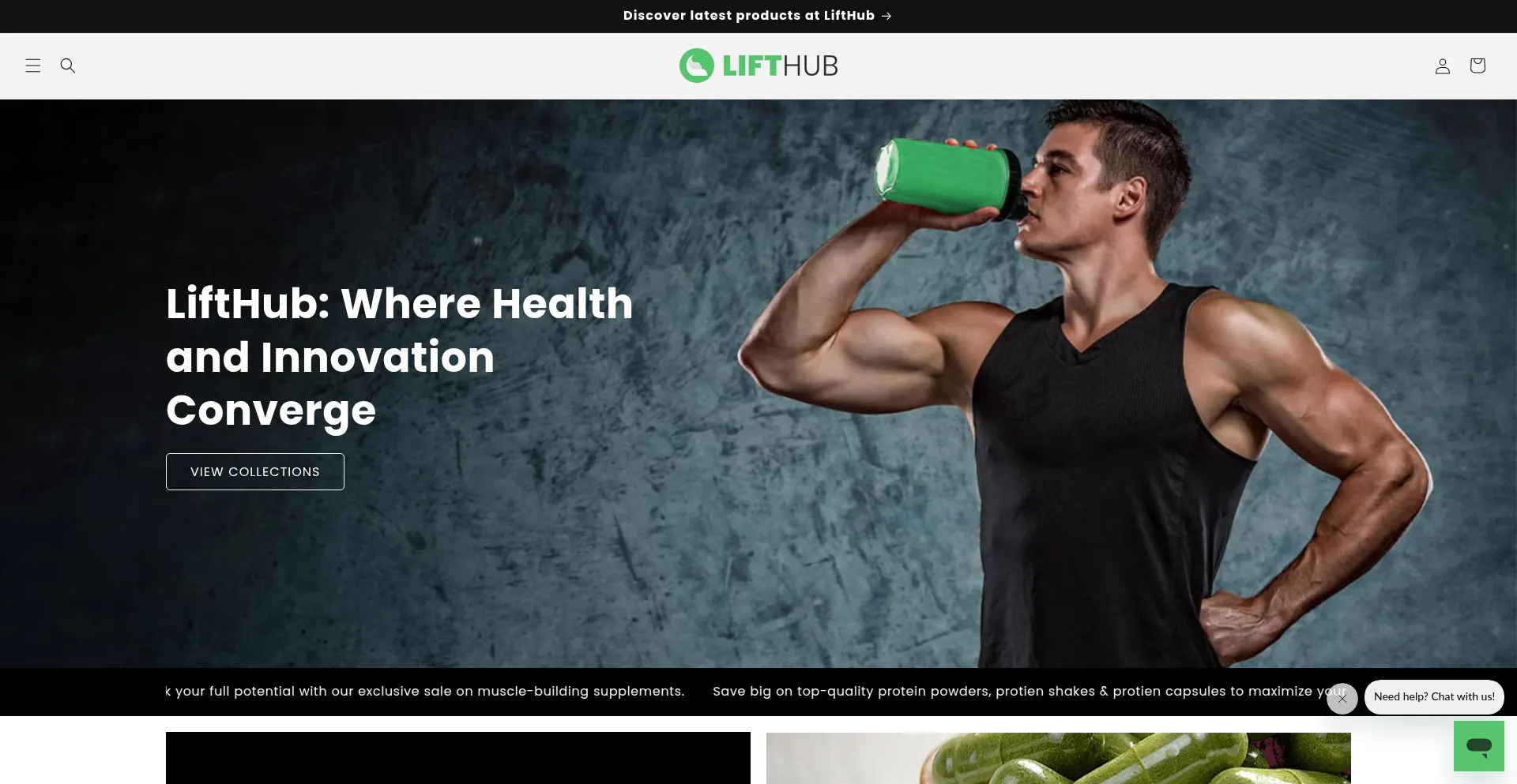 Website screenshot of Lift-hub.co