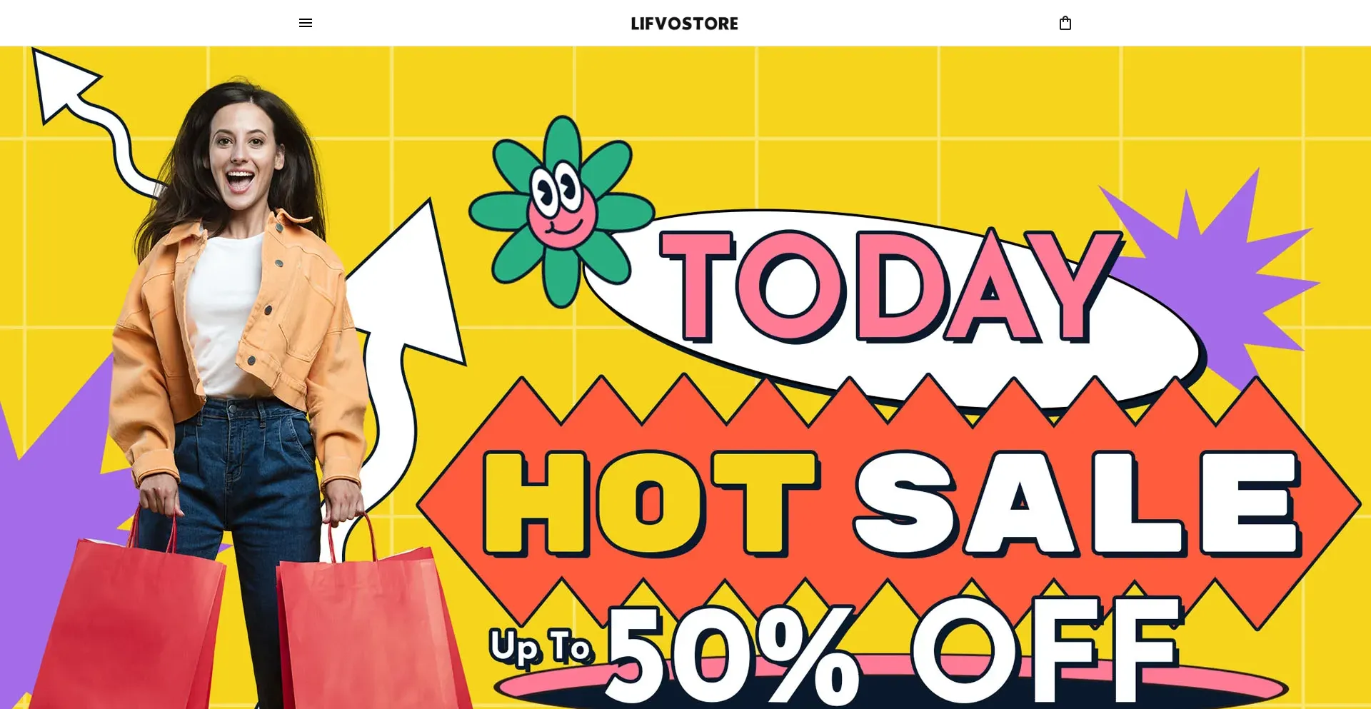 Website screenshot of Lifvostore.com