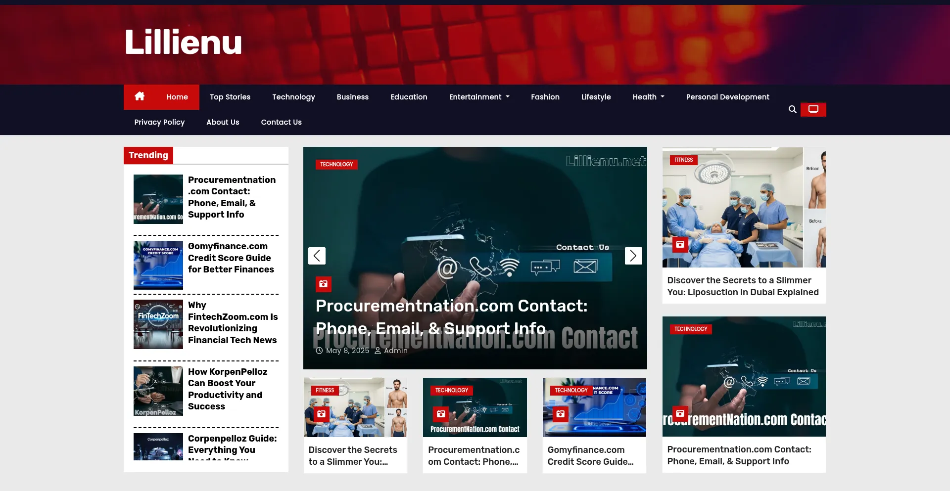 Lillienu.net Screenshot