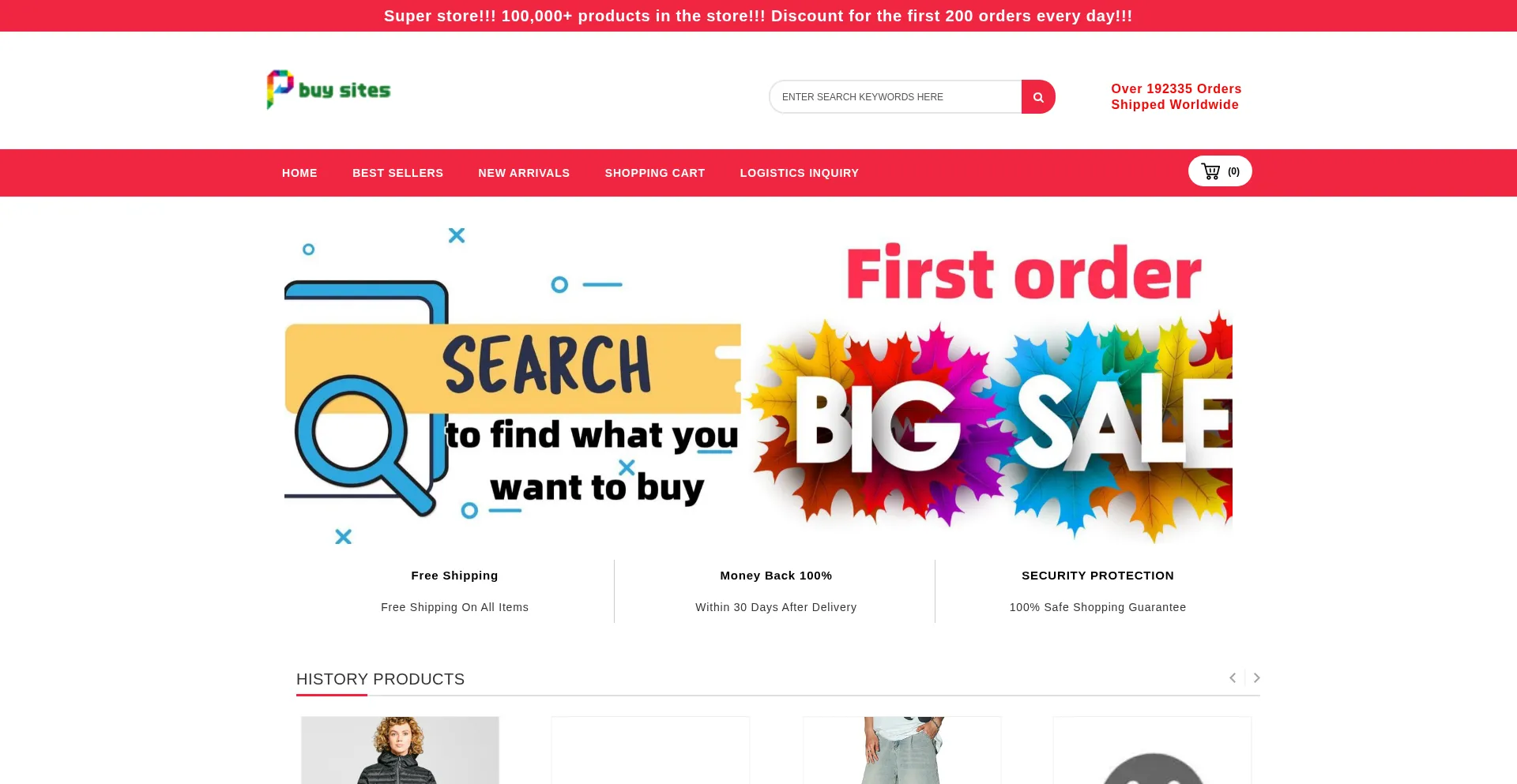 Website screenshot of Linkbestar.click
