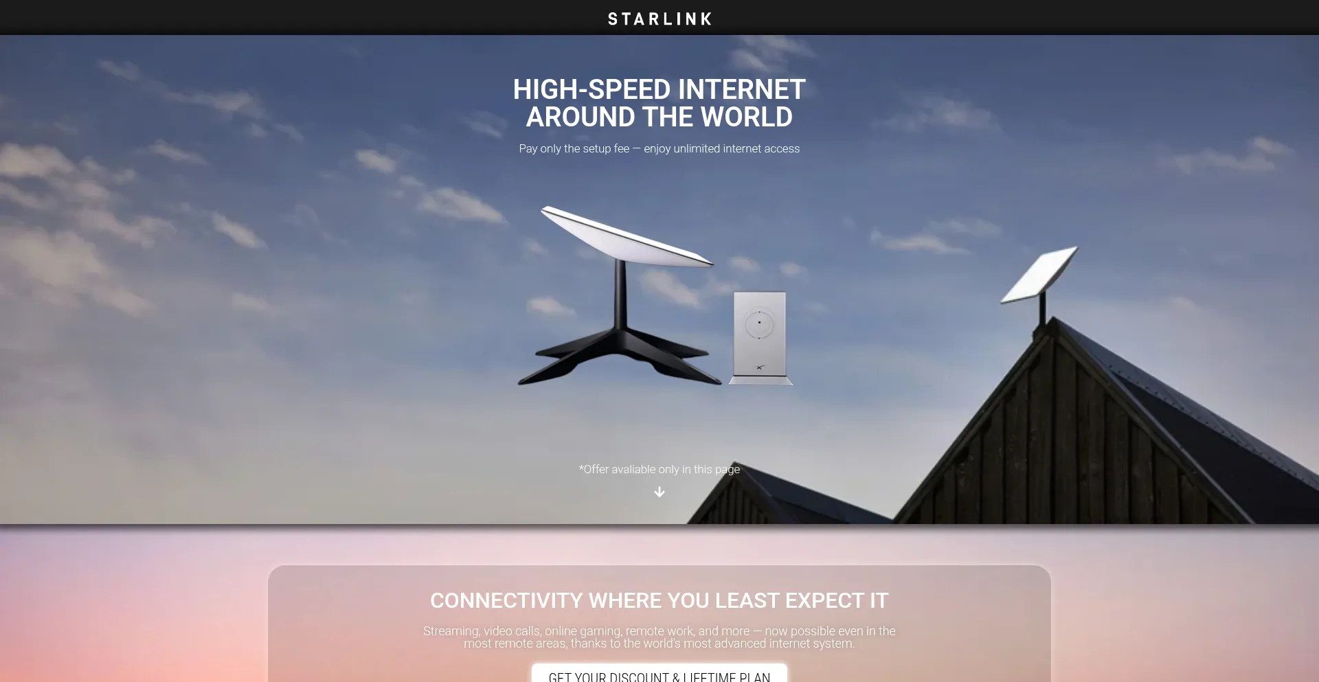 Website screenshot of Linkcoreaccessuk.shop