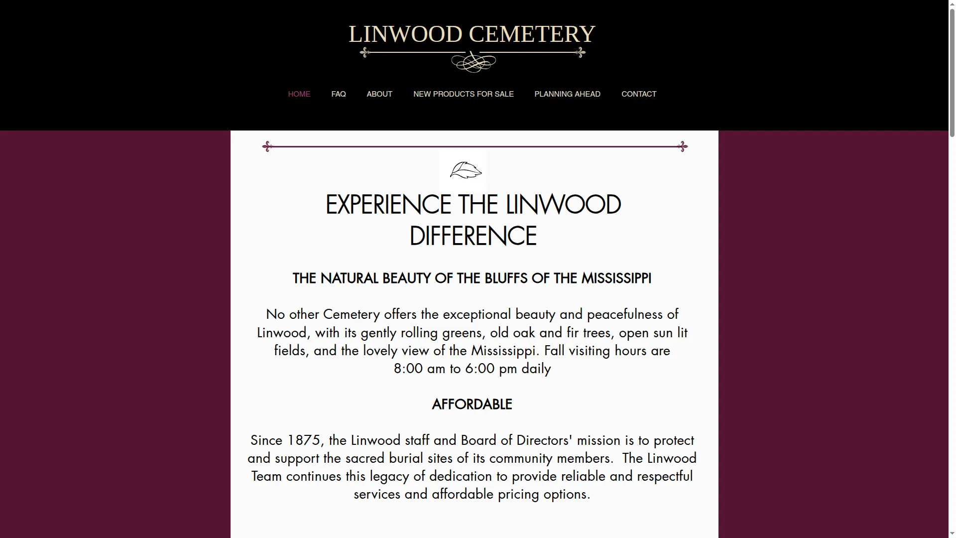 Linwoodcemetery.us