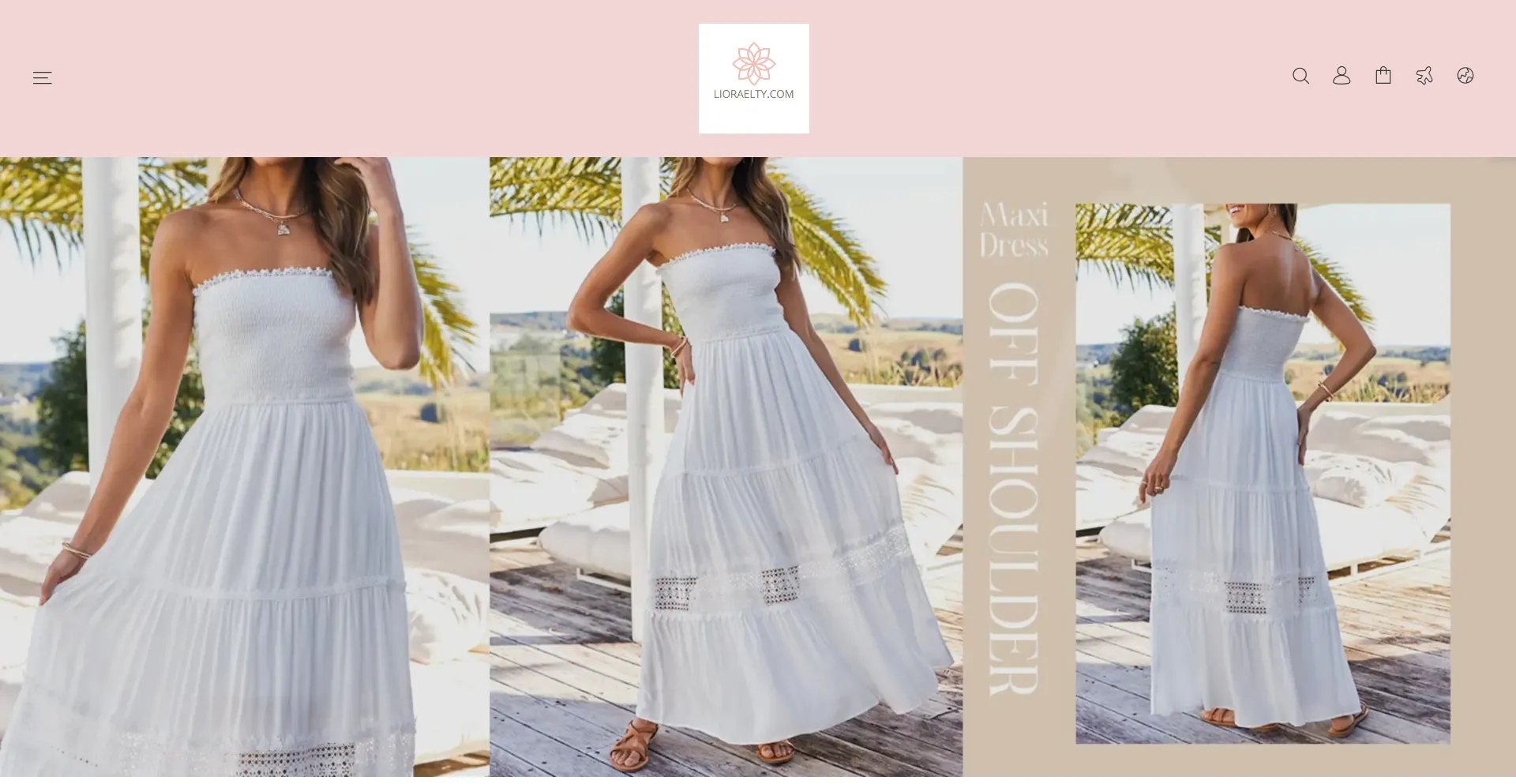 Website screenshot of Lioraelty.com