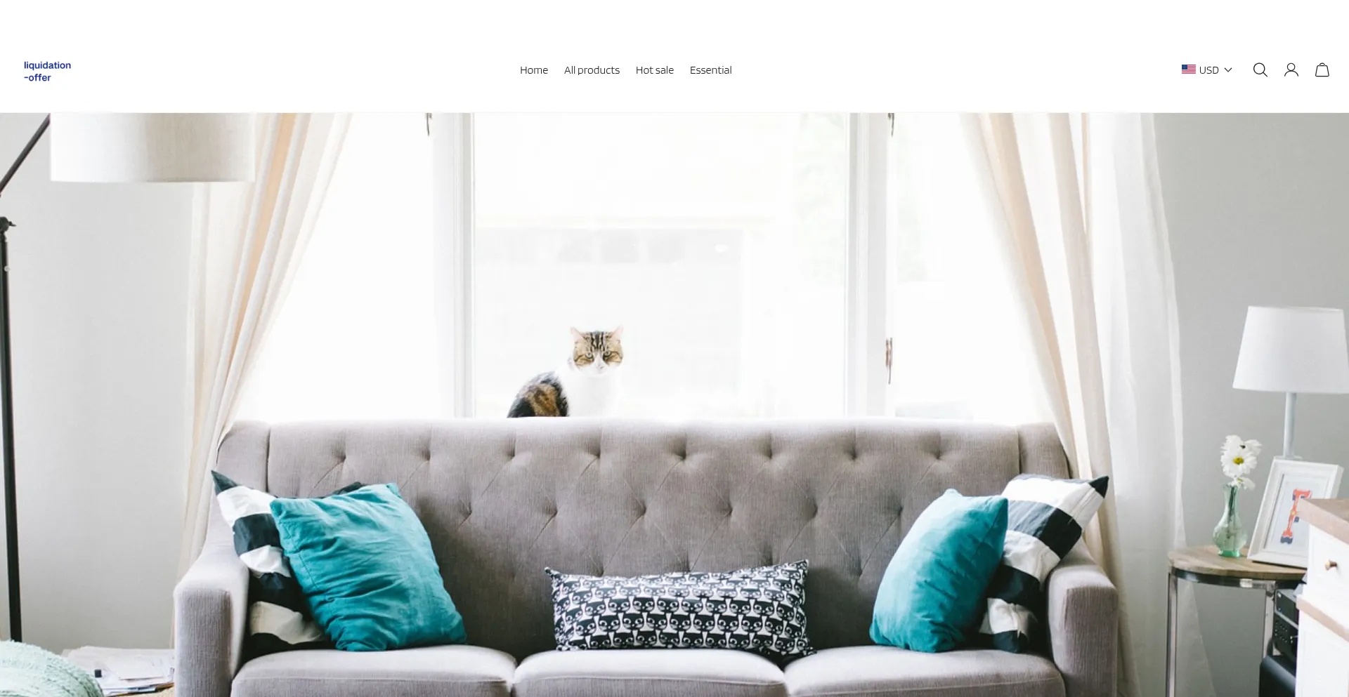 Website screenshot of Liquidation-offer.com