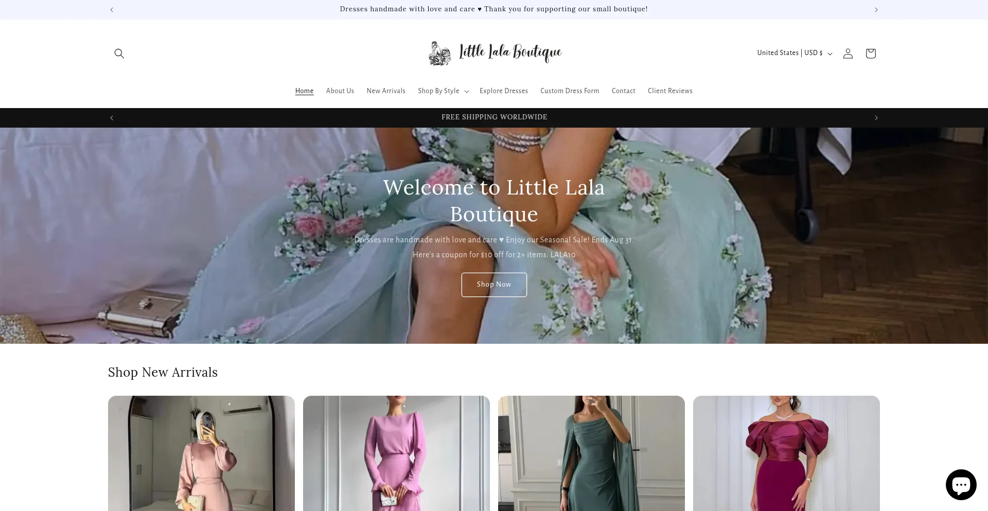 ¿És Seguro y Confiable Littlelalaboutique.com.au?