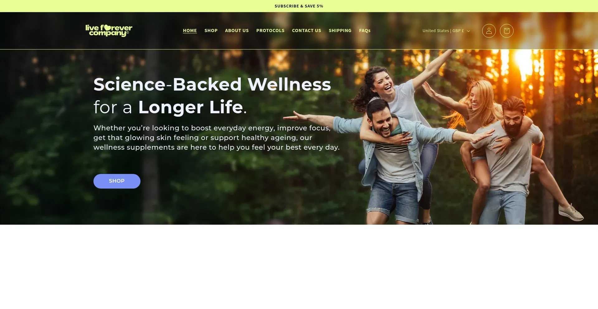 Liveforevercompany.com