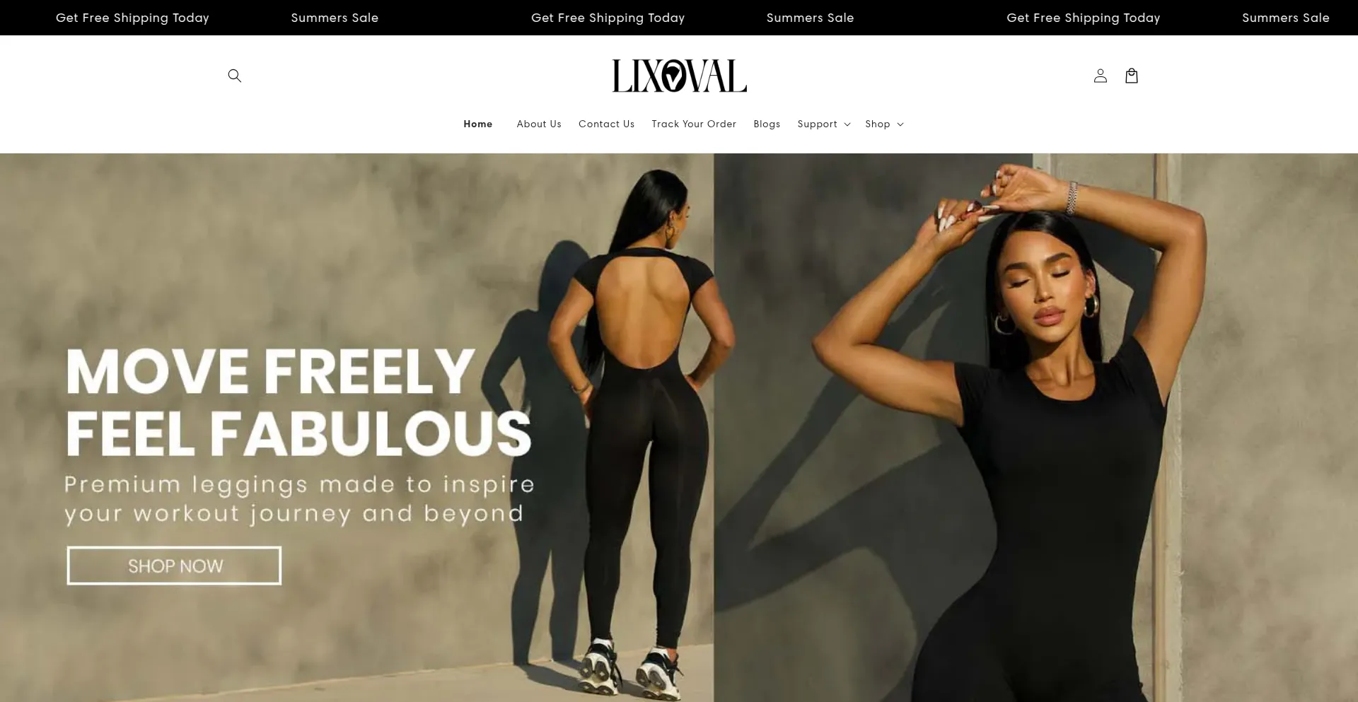 Website screenshot of Lixoval.com