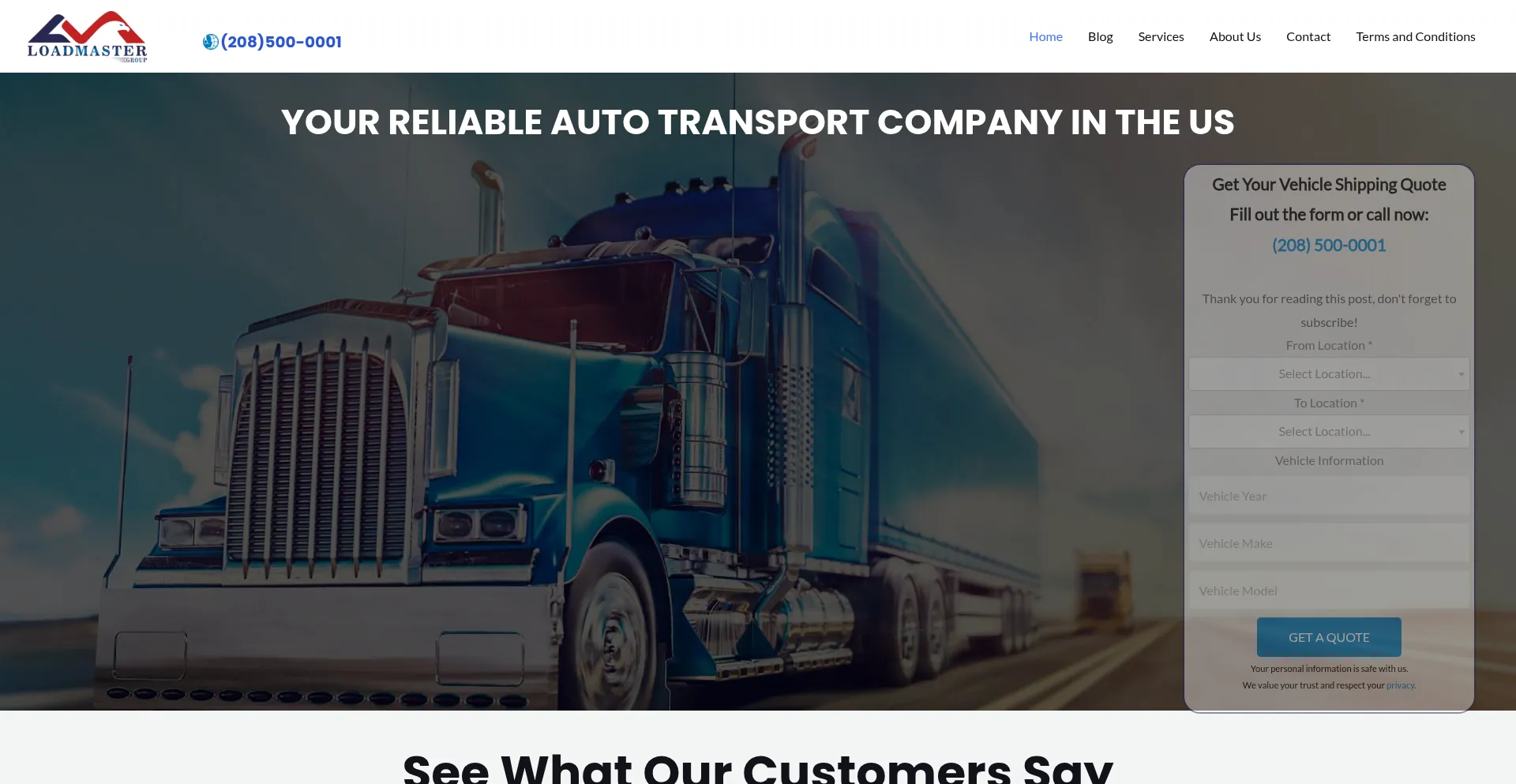 Loadmg.com Screenshot