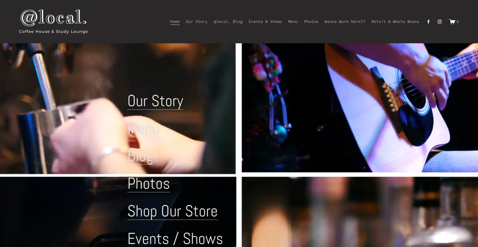Website screenshot of Localonchurch.com