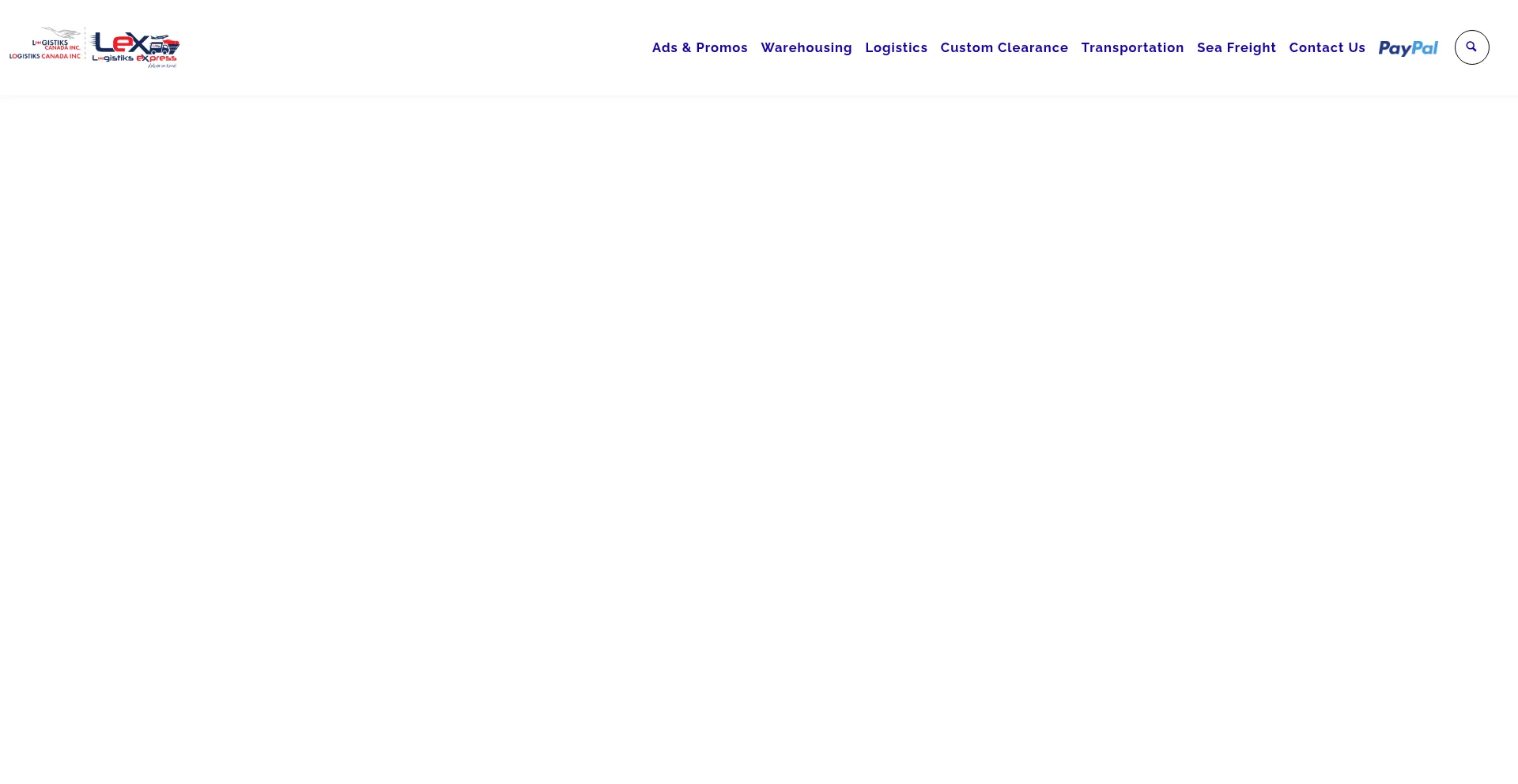 Website screenshot of Logistiksinc.com