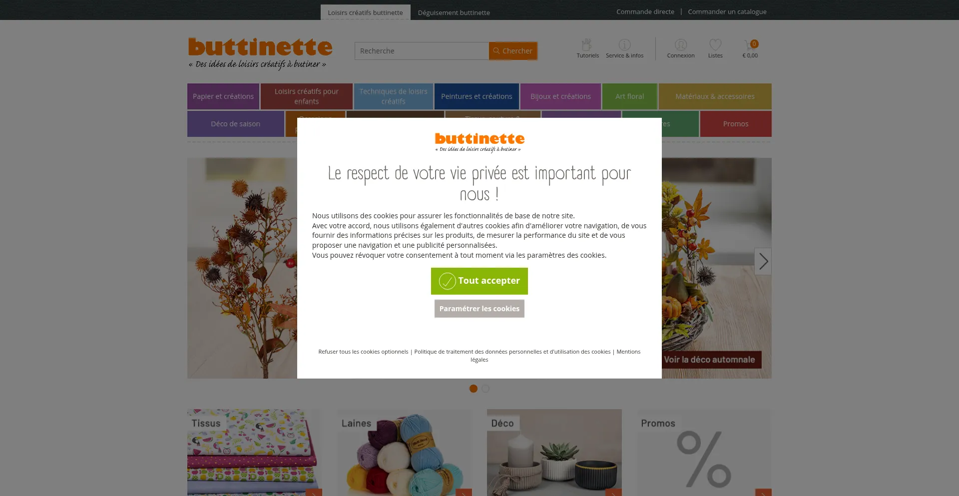 ¿És Seguro y Confiable Loisir-creatif-fr.buttinette.com?
