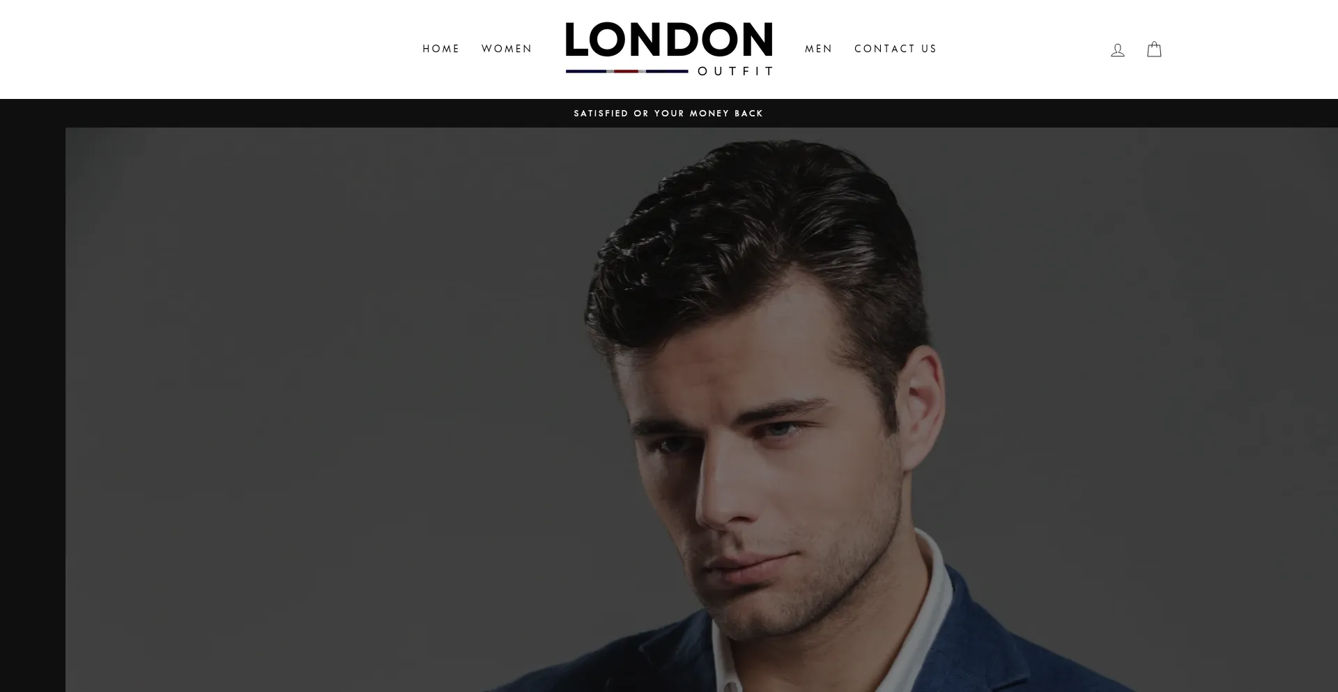 Website screenshot of Londonoutfit.com